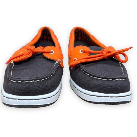 Eastland Boat Shoes Womens 10 M Orange Brown San Francisco Giants Top Sider MLB - Picture 6 of 7